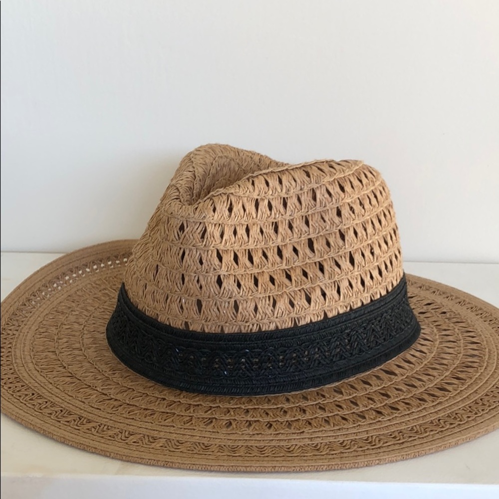 Straw Wide Brimmed Hat - great for summer!